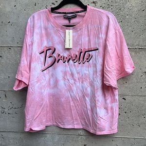 NWT Brunette The Label x Juicy Couture Tie-Dye Tee